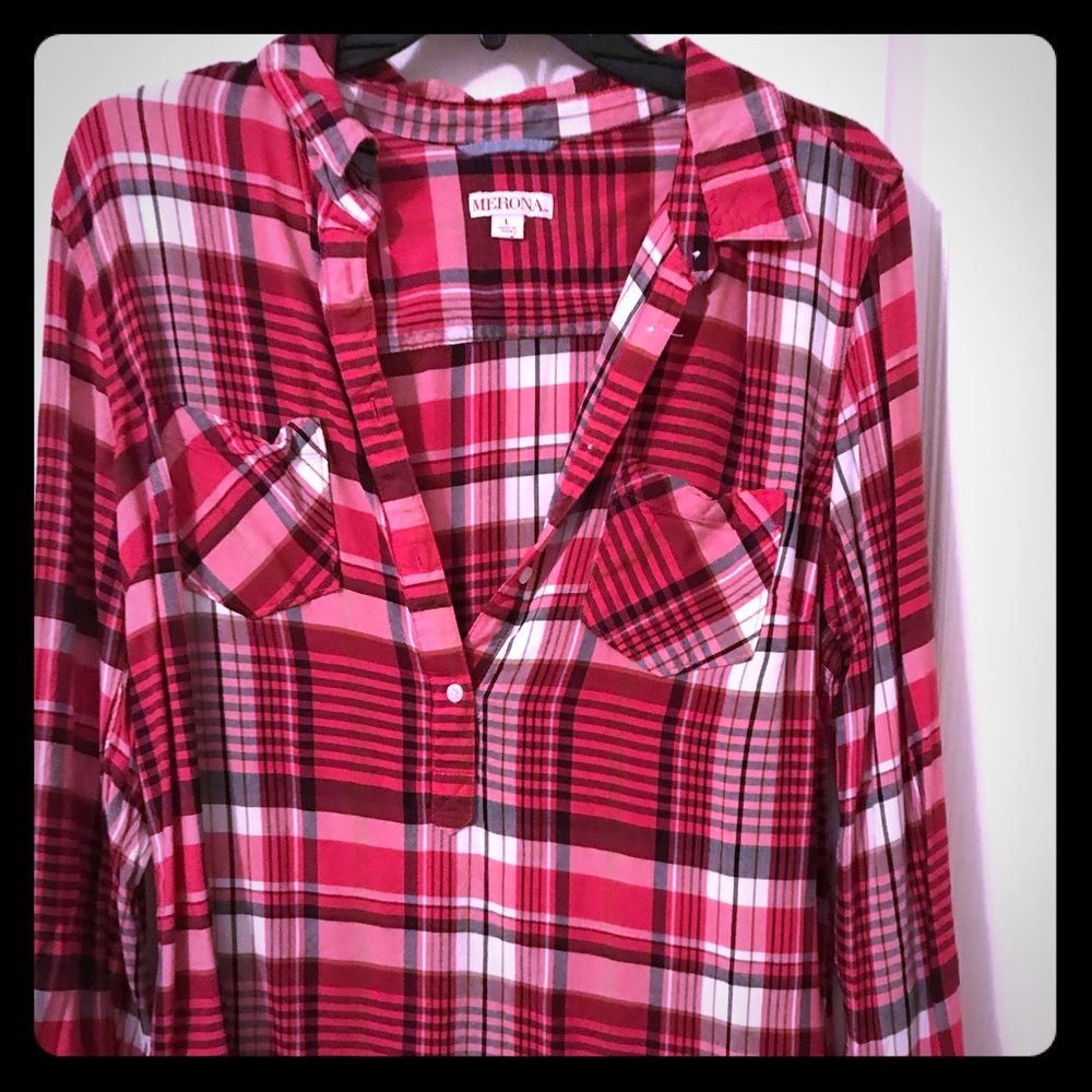 Merona boyfriend button down shirt